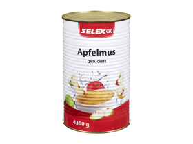 Selex Apfelmus gezuckert 4300 g