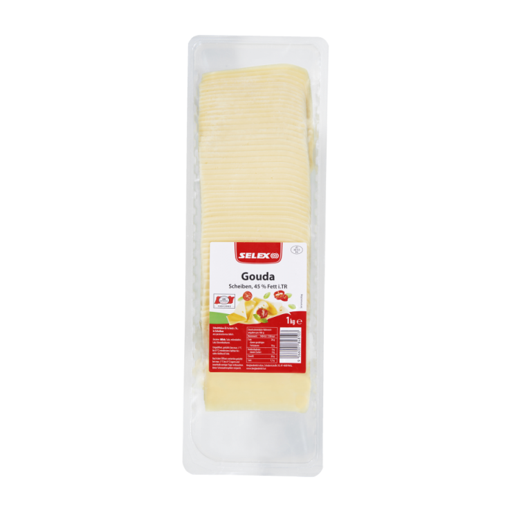 Gouda Scheiben 45 % Fett i. Tr. 1 kg