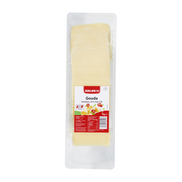 Gouda Scheiben  45 % Fett i. Tr. 1 kg