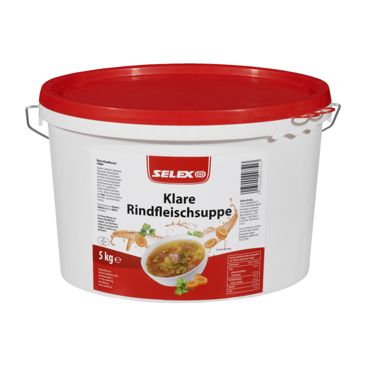 Klare Rindfleischsuppe, 5 kg