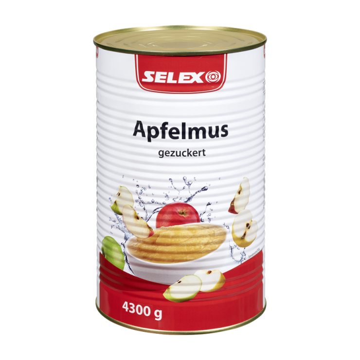 Selex Apfelmus gezuckert 4300 g