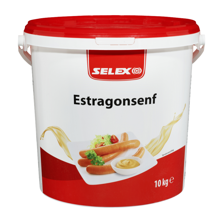 Selex Estragon Senf, 10 kg Eimer