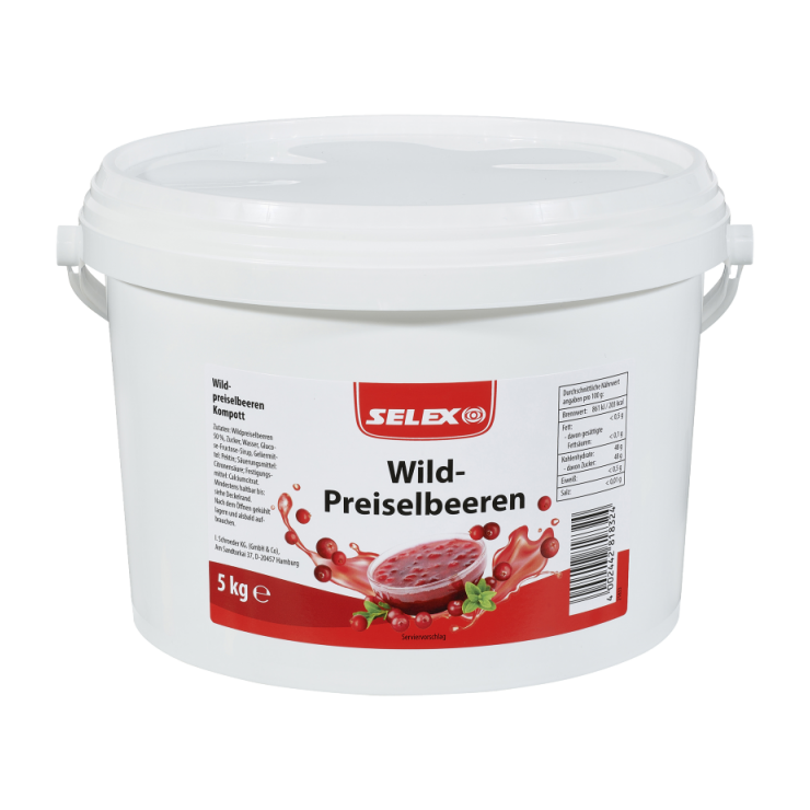 Wildpreiselbeeren 5kg SELEX