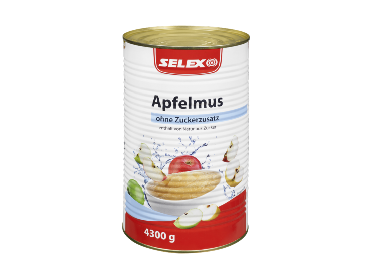 Selex Apfelmus ohne Zuckerzusatz, 4300 g