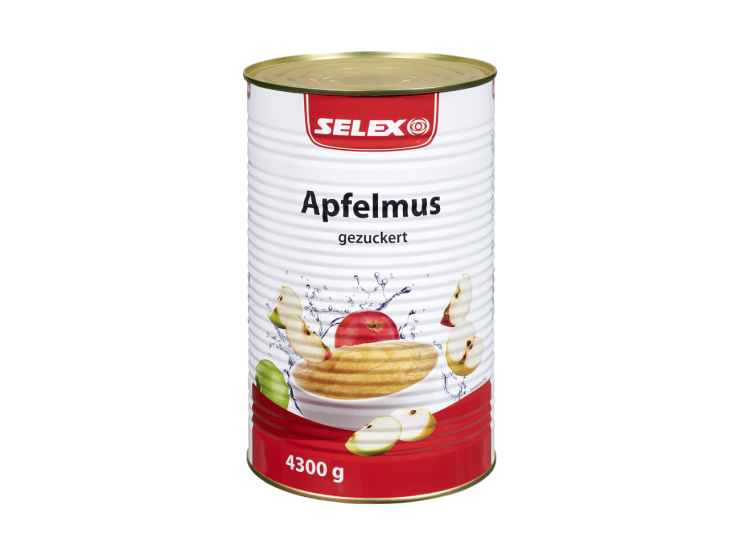 Selex Apfelmus gezuckert 4300 g