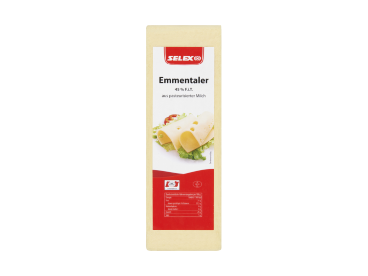 Selex Emmentaler 45% ca. 2,9 kg Stange