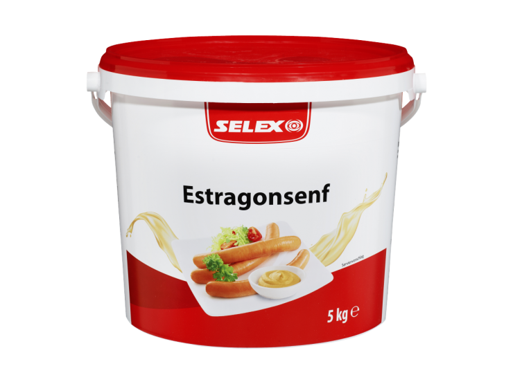 Selex Estragon Senf, 5 kg Eimer