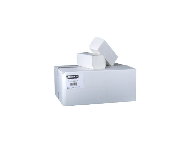Selex Papierhandtücher V-Falz, 2-lag, weiß, 20x150 Stück Karton